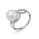 Кольцо из серебра 925 пробы с натуральным жемчугом