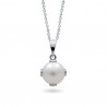 Подвеска из серебра 925 с натуральным жемчугом