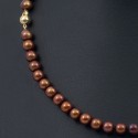 Ожерелье из жемчуга шоколадного цвета