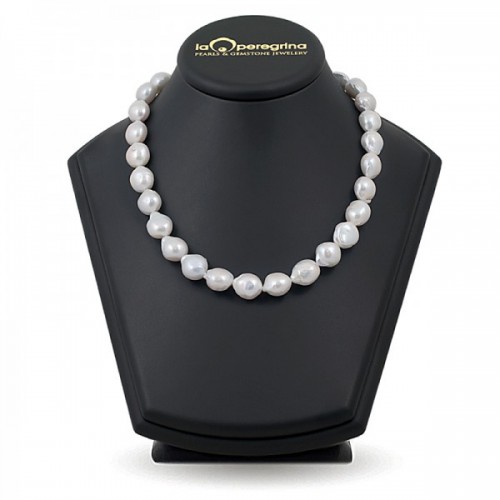 Ожерелье из натуральных жемчужин "барокко" 12,0 - 13,5 мм