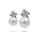 Серьги из серебра 925 пробы с натуральным жемчугом